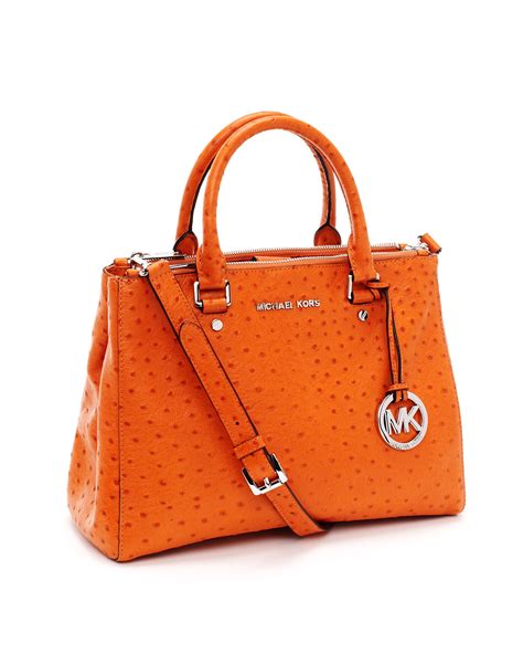 michael kors bedford ostrich tote ebay|Michael Kors Bedford for sale .